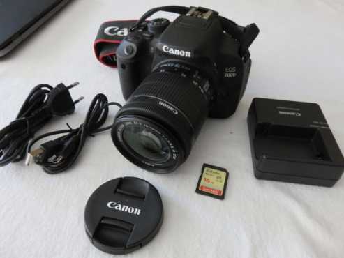 Canon EOS 700D DSLR with EF-S 18-55mm IS STM Lens