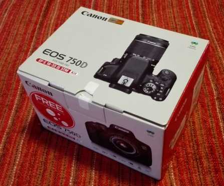 Canon EOS 750D EF-S 18-55 IS STM kit for sale