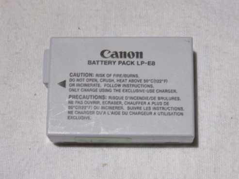 Canon LP-E8 Original batteries