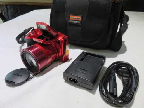Canon PowerShot SX420 IS mega 42x zoom 20MP Red Digital Camera