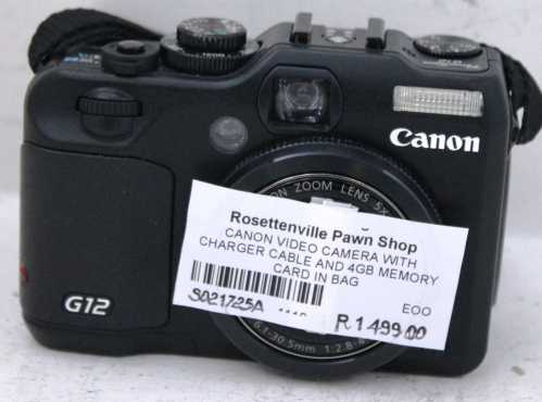Canon Video Camera S021725A Rosettenvillepawnshop