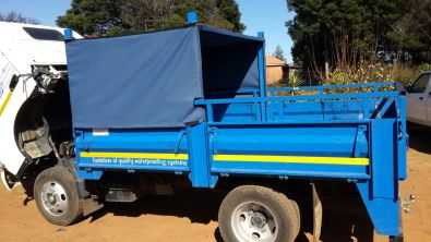 Canvas canopies for trucks