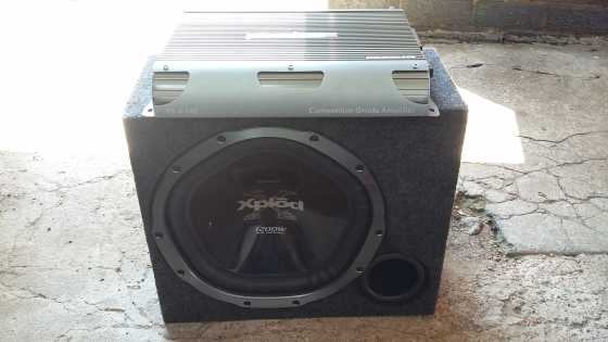 car amp and sub