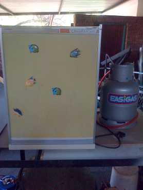 Caravan fridge (gas  220v) with small freezer compartment inside in good condition.