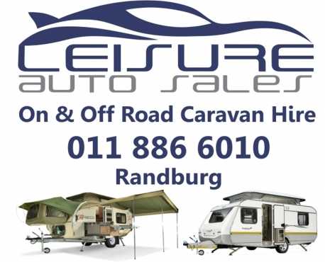 Caravan Hire. On amp Off Road, Jurgens Xplorers, Fleetlines amp Sprite Swings