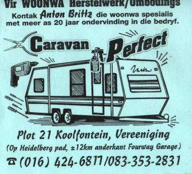 Caravan Repairs - done by professional, best price