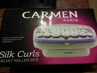 carmen silk curls velvet rollers