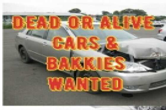 CARS AND BAKKIES WANTED FOR CASH