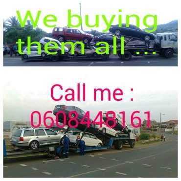 Cars and bakkies wanted immediately regardless of dents and knocks