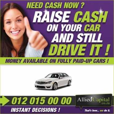 CASH AVAILABLE SAME DAY