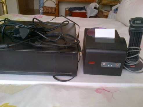 CASH DRAW, THERMAL PRINTER AND SCANNER