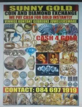 Cash for gold and silver jewelry Pretoria moot