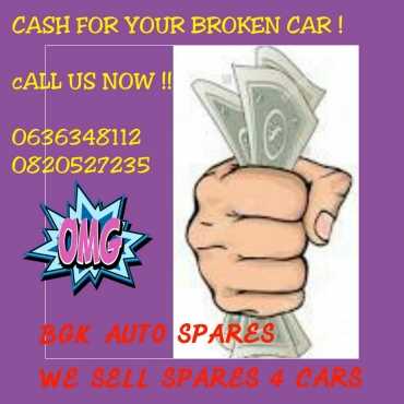 Cash for your broken car