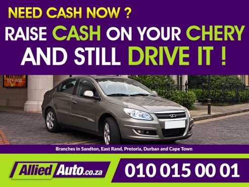 Cash in a hurry Raise cash on your Car and still drive it