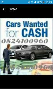 Cash4cars and bakkies..gauteng