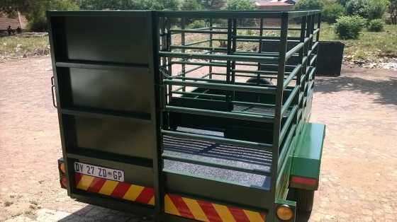 Cattle trailers built to client specifications