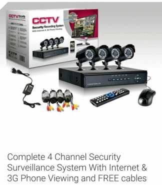 CCTV - 4 Channel Security Surveillance System