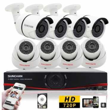 Cctv Combo Kits - 8 Channel Dvr Kit 8ch Dvr Incl 8x Bullet Cameras. CCTV has never been this easy be
