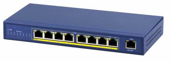 Cctv poe 8 ports