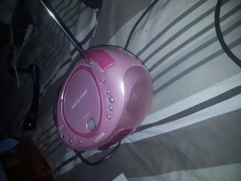 cd player  pink colour