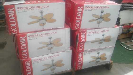 Ceiling fans. Nog nuut