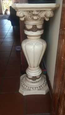 Ceramic stand, greek column style