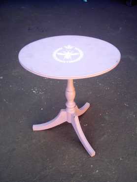 Chalk Painted Side Table (Violet)