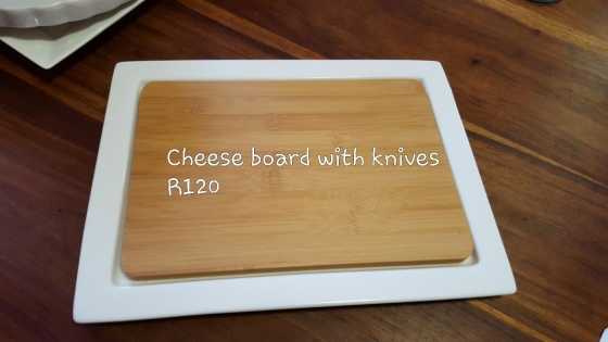 Cheese Board With Knifes