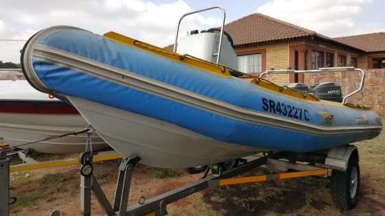 Cheetah (16ft5m) Semi-Rigid Duck with 2 x Mariner 30hp Motors