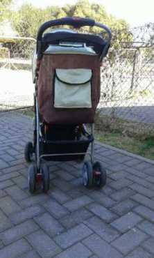 CHELINO STROLLER BROWN amp GREEN 3 POSITION