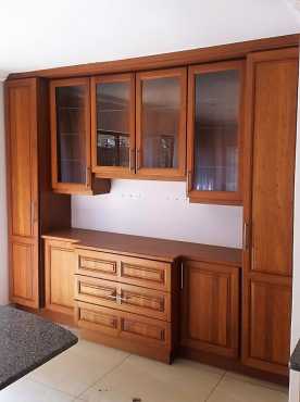 Cherry Timber display cabinet