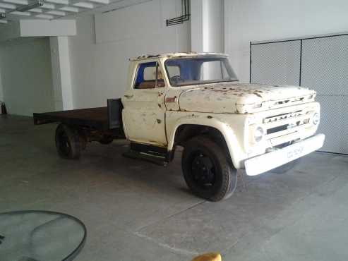 chev c50 truck,no engine,has papers but not on the road,ideal streetrod project 1965 model