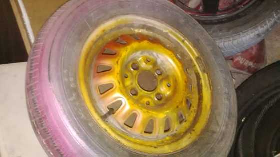 Citi Golf rim..good for spare wheel