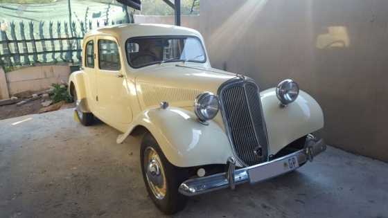 Citron Traction Avant.  Beautiful and highly collectible classic car.