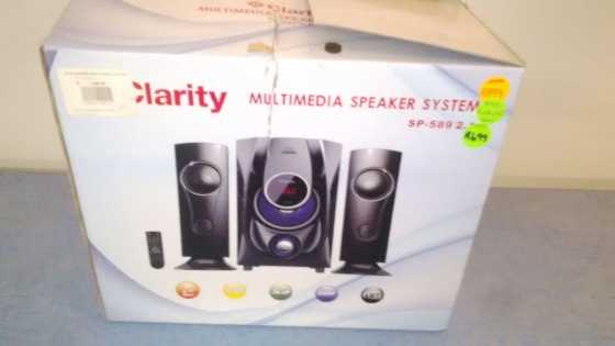 Clarity Multimedia speaker system