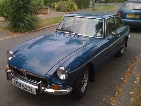 Classic 1972 MG BGT for sale - mint condition