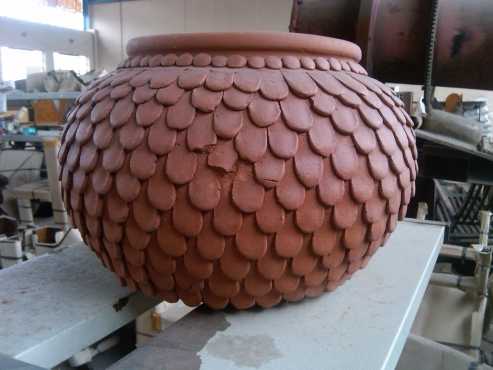 Clay pots