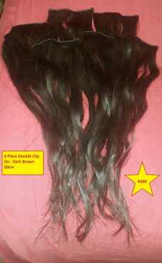 Clip in hair extensions