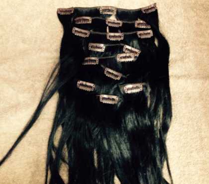 Clip in hair extentions