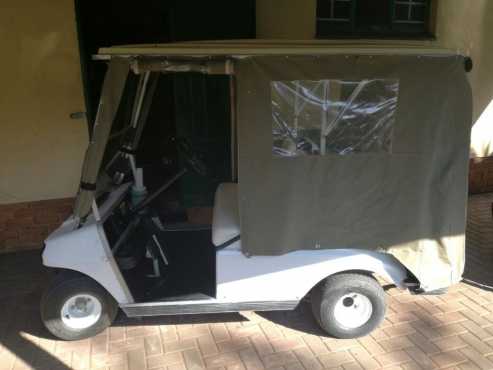 Club car golf cart like, new 4 seater, with new Trojan batteries.