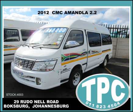 CMC AMANDLA 2.2 - Used Taxi for sale -2012 Runner in good condition