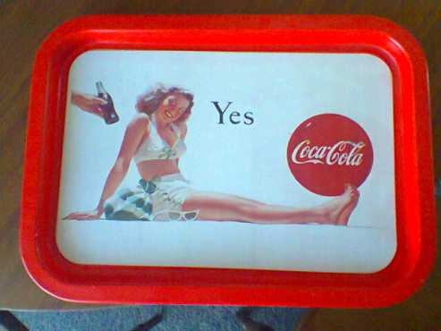 Coca Cola tray