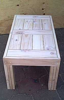 Coffee table Chunky Farmhouse series 1000 Raw