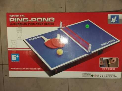 COFFEE TABLE SIZE PING PONG (TABLE TENNIS) TABLE