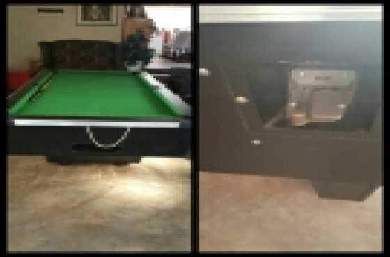 coin operated pool table