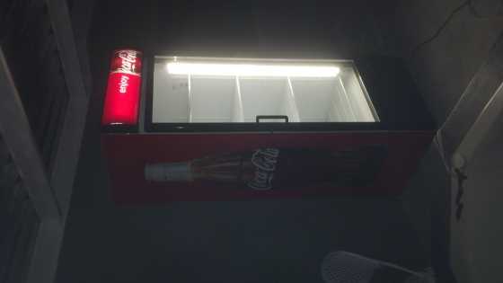 coke fridge