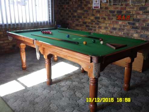 Complete Half Size Snooker Table