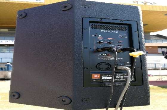 Complete JBL PRX sound system