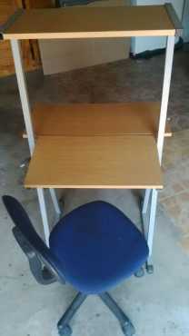 Computer stand with chair for sale