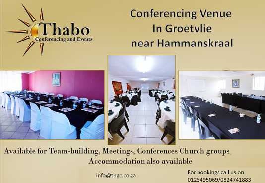 Conferencing venue in Grooitvlie near Hammanskraal